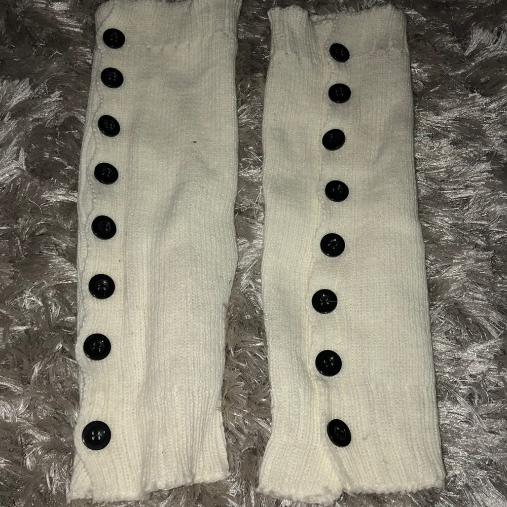 Knit leg warmers
